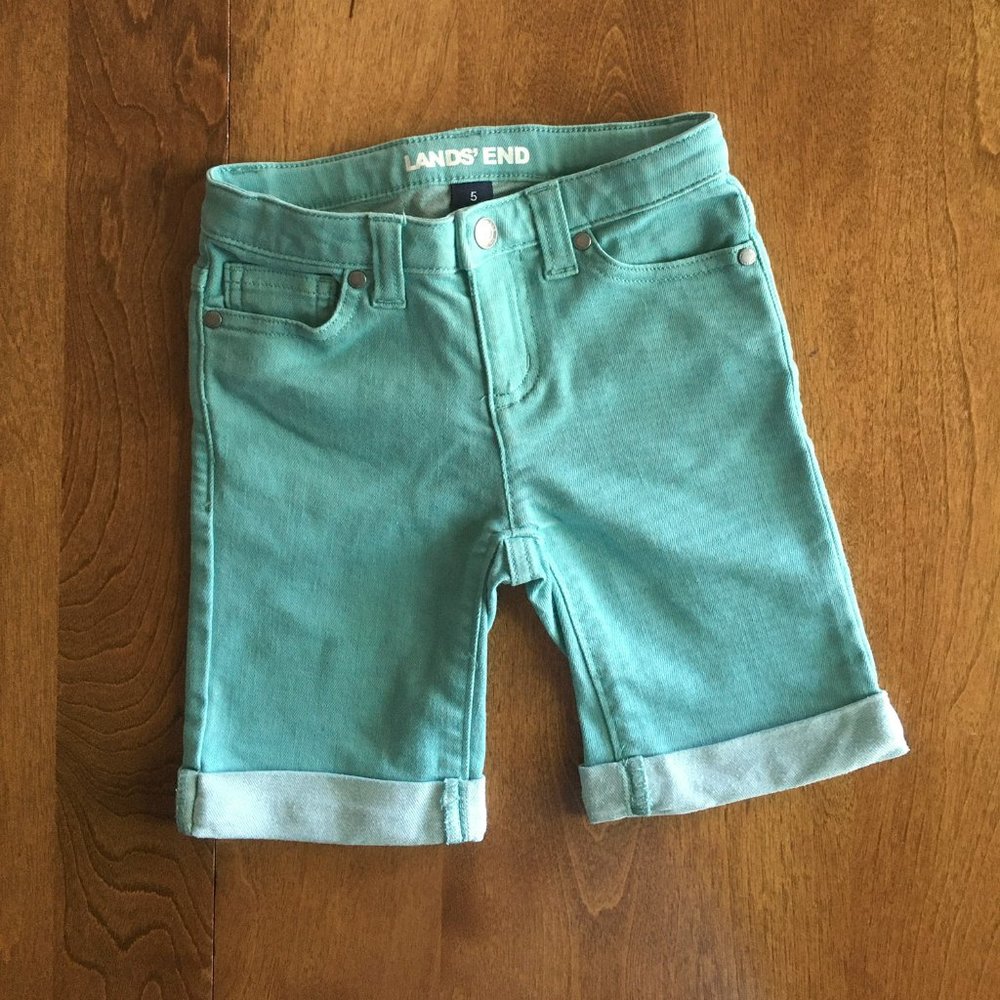 Lands' End cuffed bermuda shorts 5